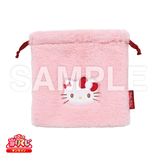 ル*様 キティ 当たりくじ ルームシューズ トートバッグ 巾着 ポーチ