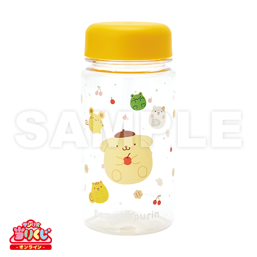 ✨ポムポムプリン当りくじ　収納バッグ　クリアボトル　マスコット　ぬいぐるみ　8点 サンリオ当りくじ】-オンライン-
